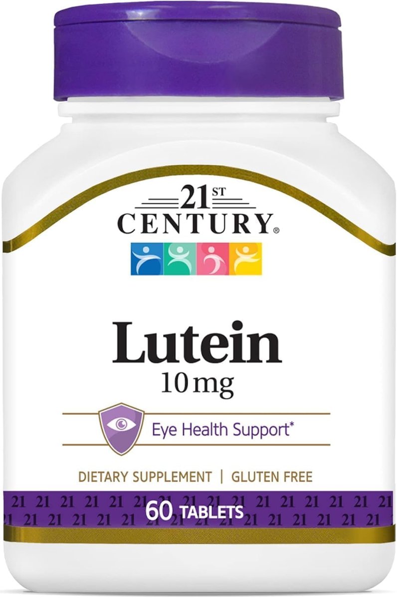 21st Century Lutein 10 mg Tabletten, 60 Stück