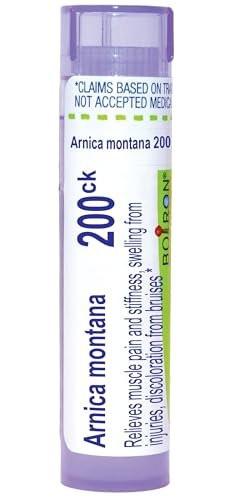 Boiron Arnica Montana 200CK – Homöopathisches Mittel gegen Muskelkater, Schwellungen und Blutergüsse – 80 Kügelchen