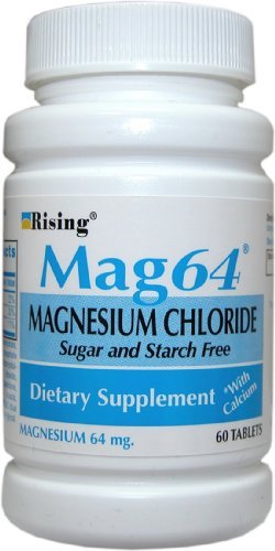 Rising Mag64 Magnesiumchlorid mit Calcium Tabletten, 60 Stück