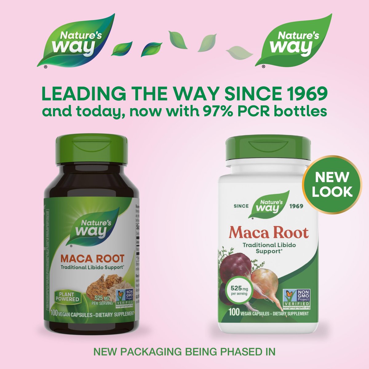 Nature's Way Maca-Wurzel, Traditionelle Libido-Unterstützung*, 525 mg pro Portion, Non-GMO Project verifiziert, 100 vegane Kapseln (Verpackung kann variieren)