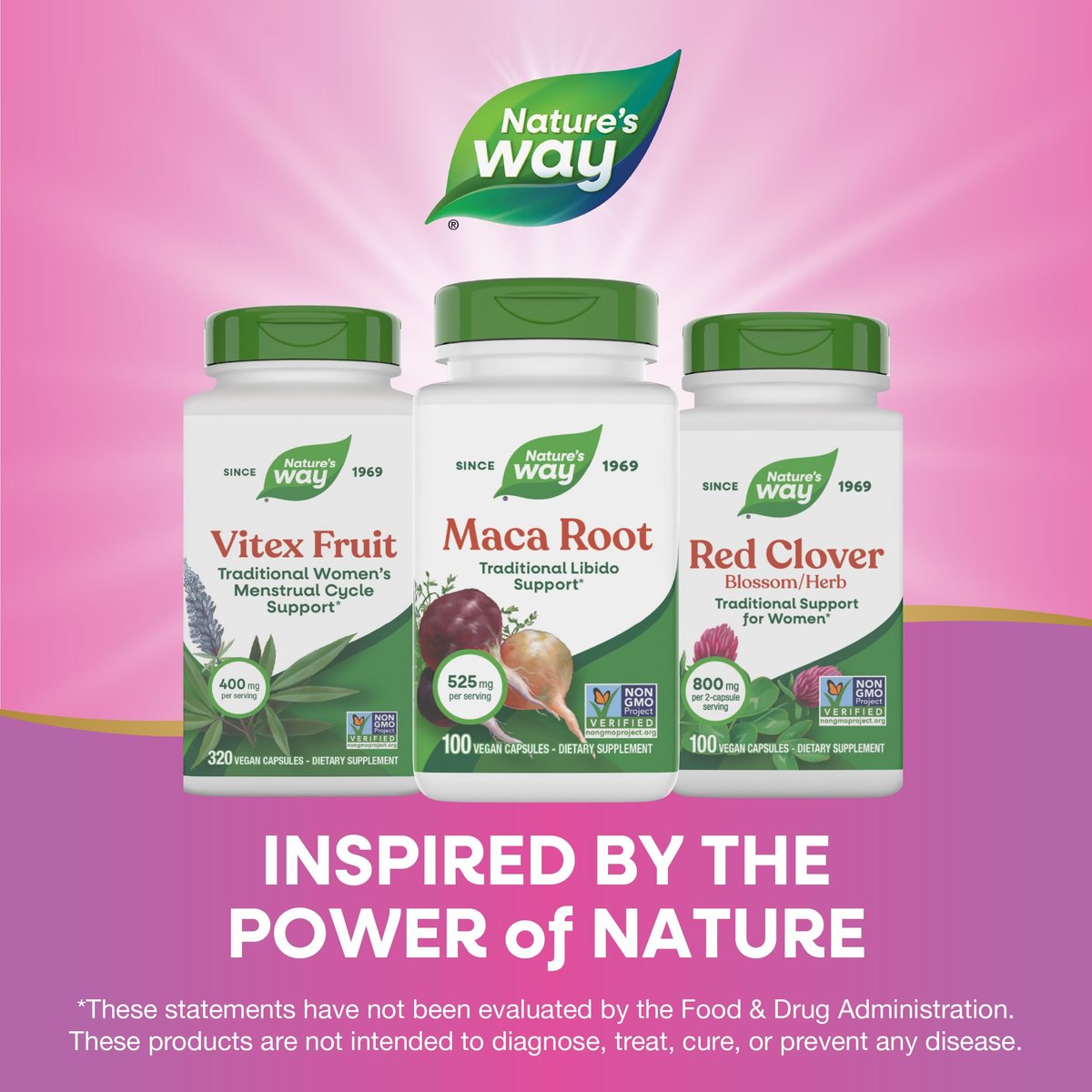 Nature's Way Maca-Wurzel, Traditionelle Libido-Unterstützung*, 525 mg pro Portion, Non-GMO Project verifiziert, 100 vegane Kapseln (Verpackung kann variieren)
