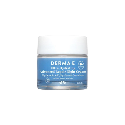 Derma E Ultra Hydrating Night Cream – Feuchtigkeitscreme mit Hyaluronsäure für die Nacht, 60 ml