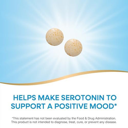 Nature's Way 5-HTP Tabletten, L-5-Hydroxytryptophan, fördert positive Stimmung*, mit Vitamin B6 und C, Griffonia-Bohnen-Extrakt, 60 Tabletten