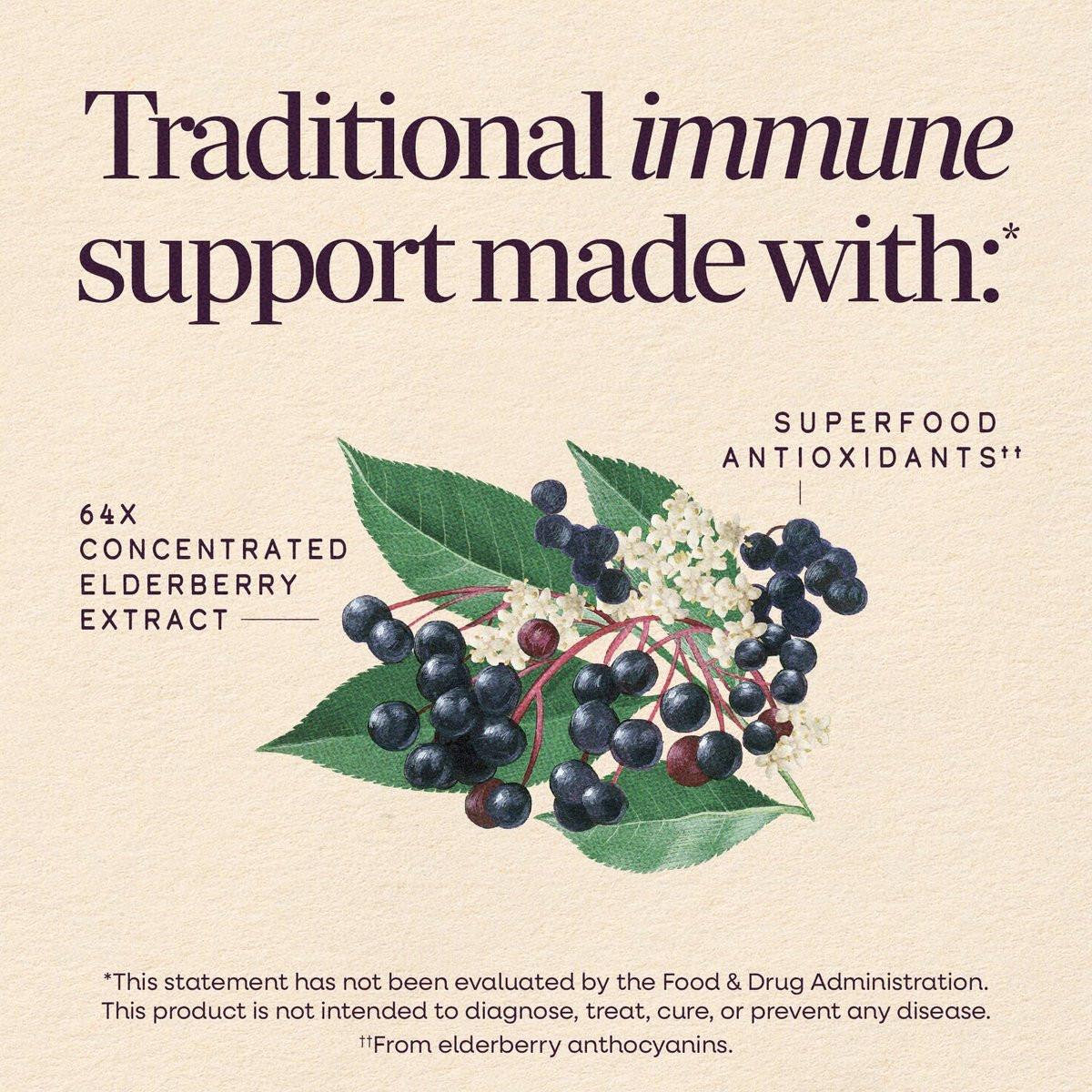 Nature’s Way Sambucus Holunderbeeren Sirup – Traditionelle Immununterstützung mit hochkonzentriertem Holunderextrakt & Antioxidantien, für Erwachsene & Kinder ab 7 Jahren, Beerengeschmack, 118 ml