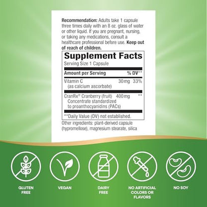 Nature's Way Premium Cranberry 400 mg – 120 Kapseln für die Gesundheit der Harnwege*