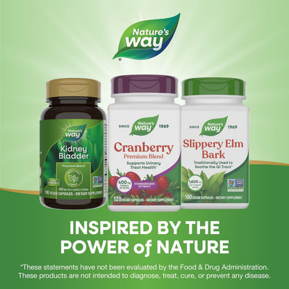 Nature's Way Premium Cranberry 400 mg – 120 Kapseln für die Gesundheit der Harnwege*
