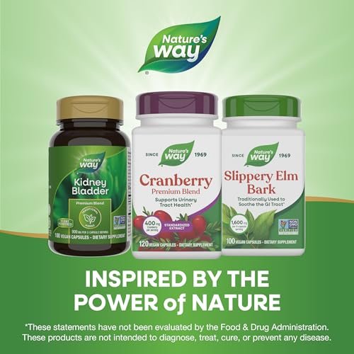 Nature's Way Premium Cranberry 400 mg – 120 Kapseln für die Gesundheit der Harnwege*
