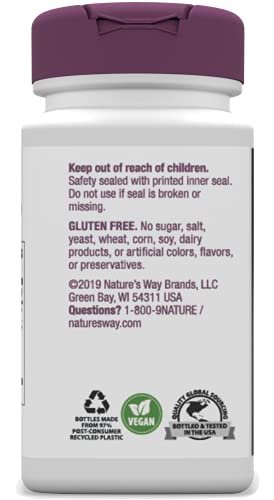 Nature's Way Ginkgo Premium Extract – Unterstützt Gedächtnis & Konzentration*, 120 mg Ginkgo Biloba Extrakt pro 2-Kapsel-Portion, mit Gotu Kola, vegan, glutenfrei, 60 Kapseln