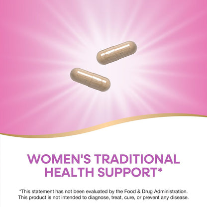 Nature's Way Wilde Yam Wurzel Kapseln, Unterstützung für die traditionelle Frauengesundheit*, 700 mg pro 2-Kapsel-Portion, Non-GMO Project Verified, 100 vegane Kapseln (Verpackung kann variieren)