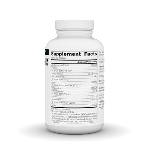 Source Naturals Essential Enzymes Verdauungshilfe - 500 mg - 240 Kapseln