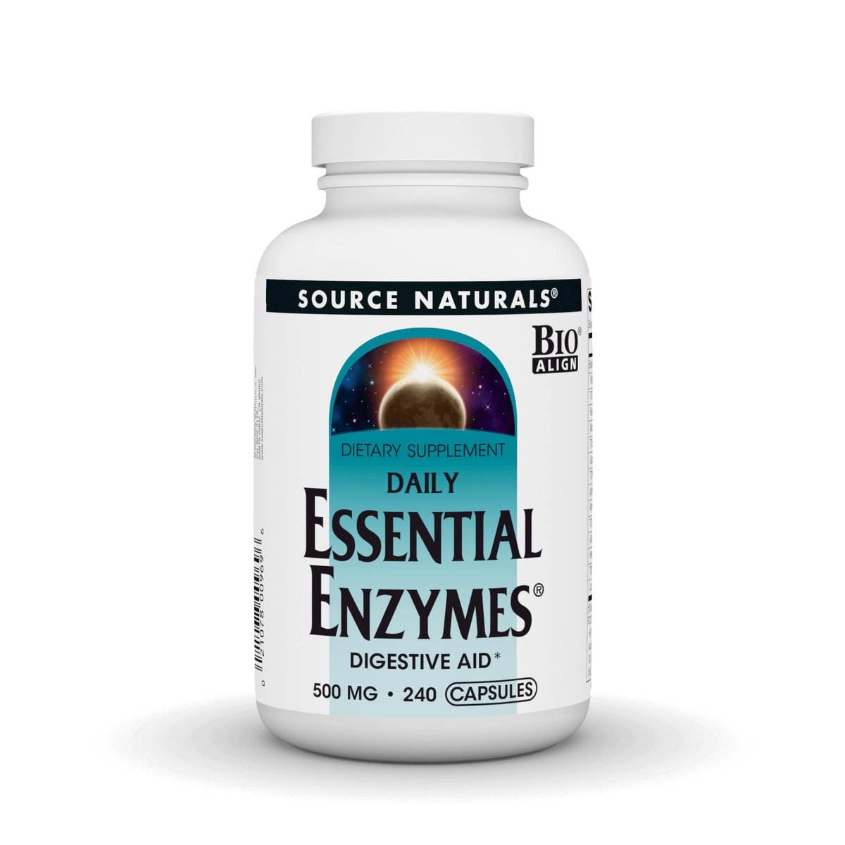 Source Naturals Essential Enzymes Verdauungshilfe - 500 mg - 240 Kapseln