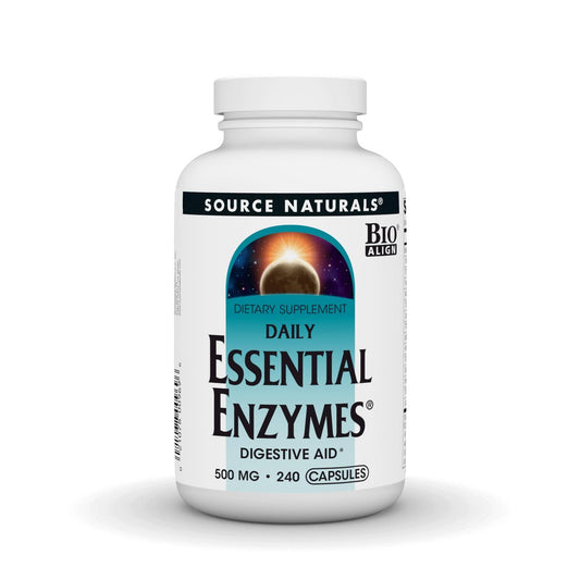 Source Naturals Essential Enzymes Verdauungshilfe - 500 mg - 240 Kapseln