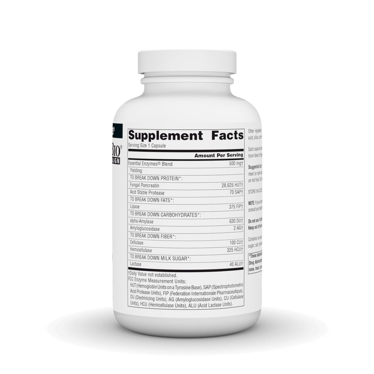 Source Naturals Essential Enzymes Verdauungshilfe - 500 mg - 240 Kapseln