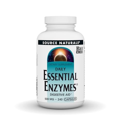 Source Naturals Essential Enzymes Verdauungshilfe - 500 mg - 240 Kapseln