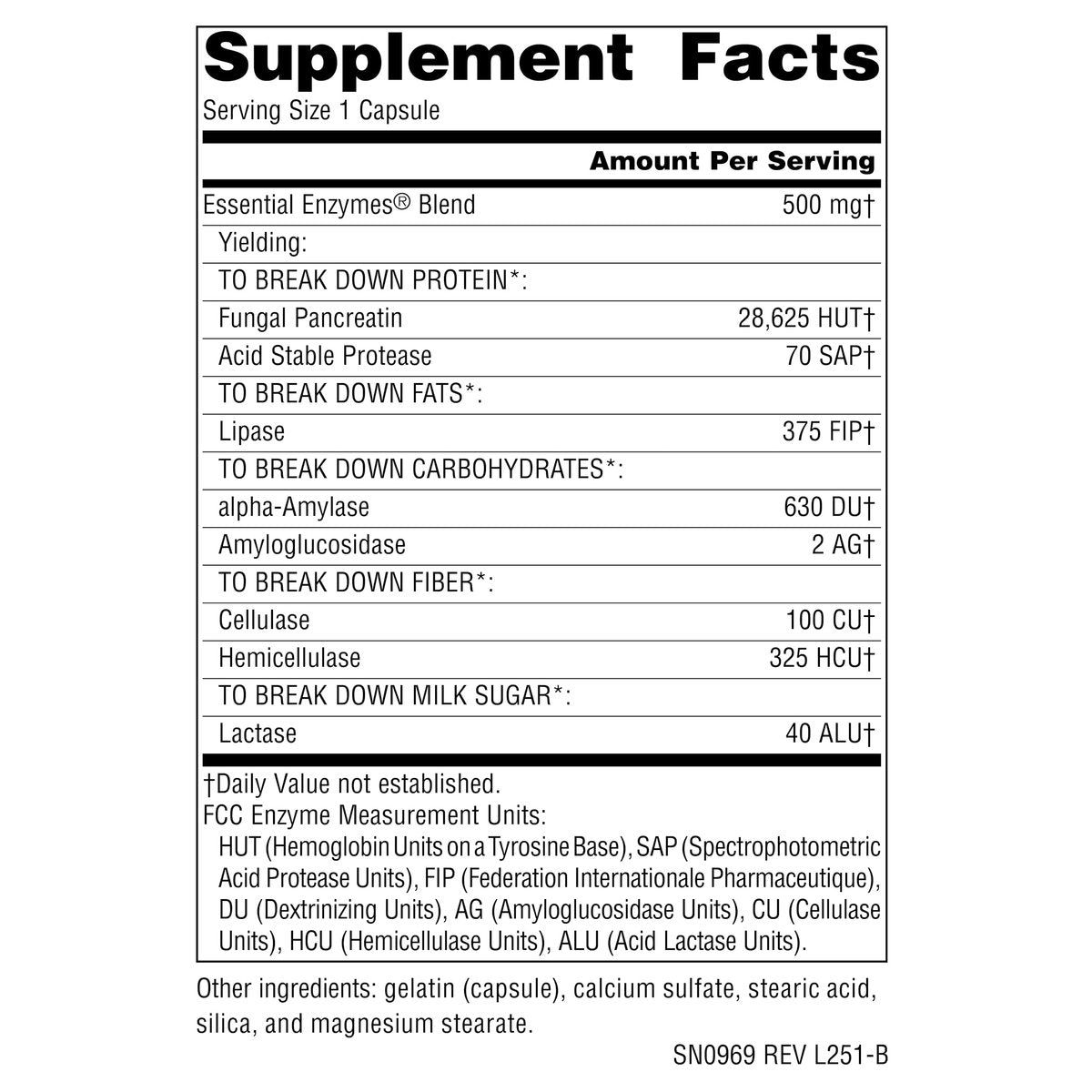 Source Naturals Essential Enzymes Verdauungshilfe - 500 mg - 240 Kapseln