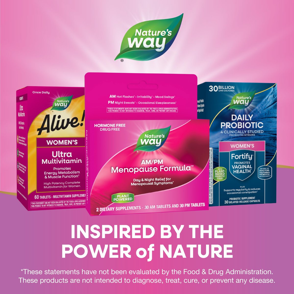Nature's Way AM/PM Menopause Unterstützung für Frauen – Hormonfreie Formel mit Schwarztee, Theanin, Baldrian – 60 Tabletten – Linderung von Hitzewallungen, Nachtschweiß, Stimmungsschwankungen und Förderung erholsamen Schlafs
