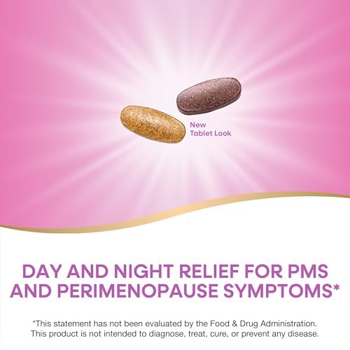 Nature's Way AM/PM Perimenopause Formel - Hormonfreie Unterstützung bei Perimenopause und PMS-Symptomen, Hitzewallungen*, erholsamer Schlaf*, 30 AM & 30 PM Tabletten