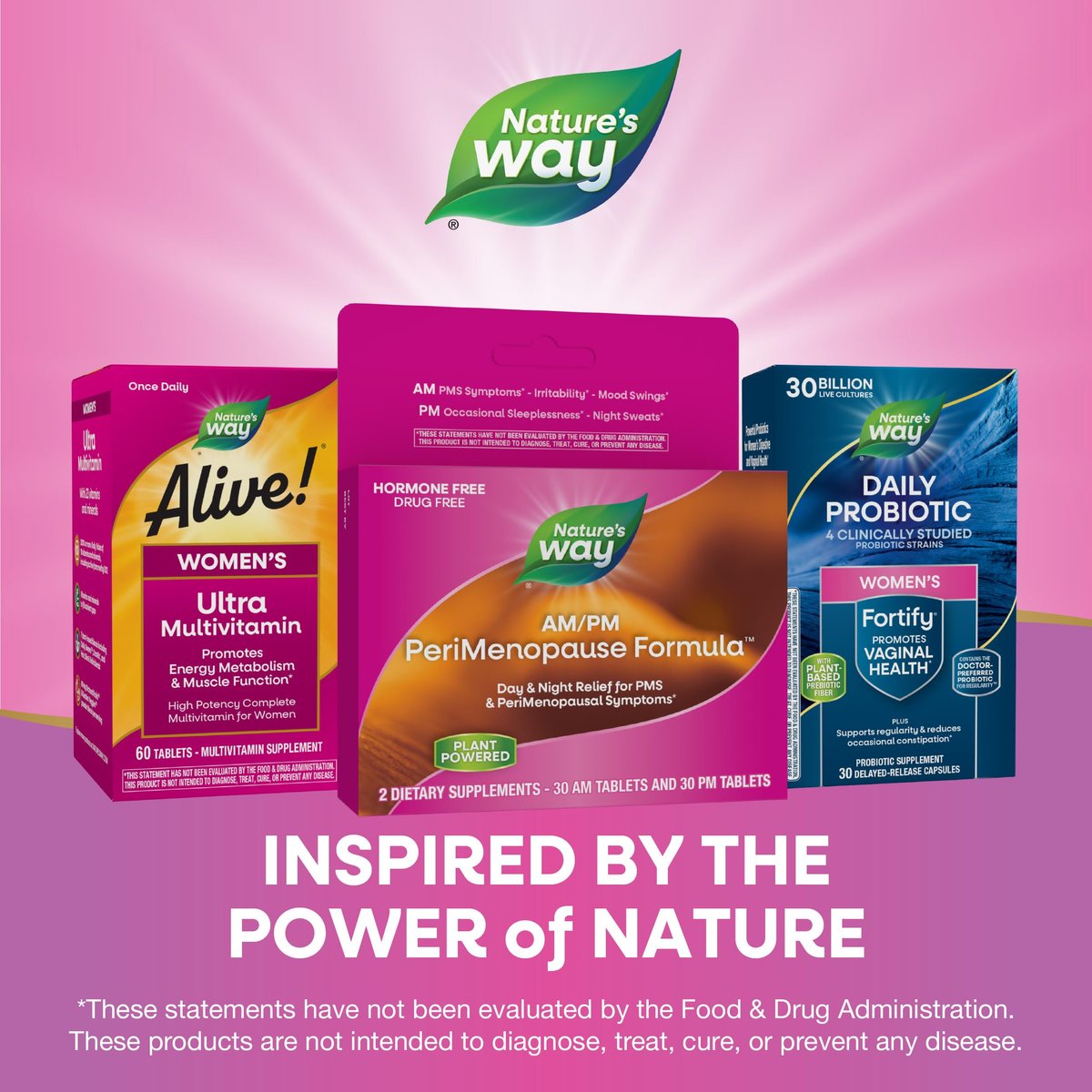 Nature's Way AM/PM Perimenopause Formel - Hormonfreie Unterstützung bei Perimenopause und PMS-Symptomen, Hitzewallungen*, erholsamer Schlaf*, 30 AM & 30 PM Tabletten