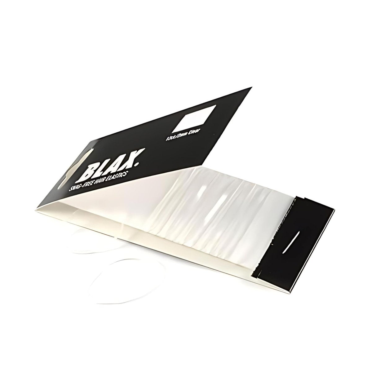 Blax Klare Haargummis – Transparente, Haarschonende Haarbänder, 2 mm, 12 Stück