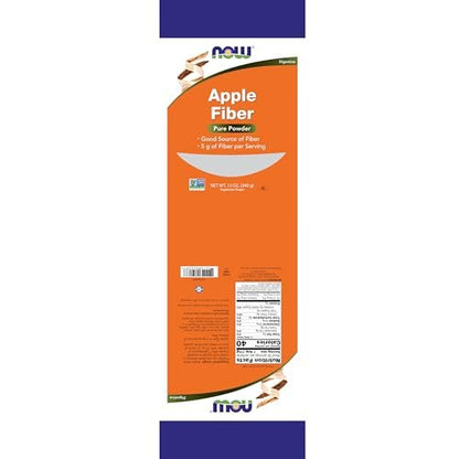 NOW Foods Bio-Apfelballaststoff-Pulver mit Apfelpektin, 340 g – Nicht-GMO, rein pflanzlich