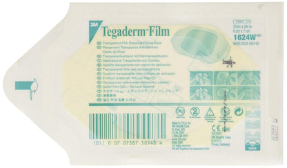 3M Tegaderm Transparentfolienverband 6 cm x 7 cm, Bilderrahmen-Stil, 20 Stück