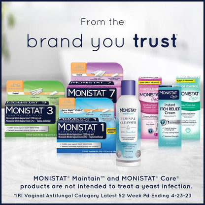 Monistat Instant Itch Relief Creme für Frauen - Duftfreie Formel mit Aloe Vera zur Linderung und Kühlung von vaginalem Juckreiz, 28 g