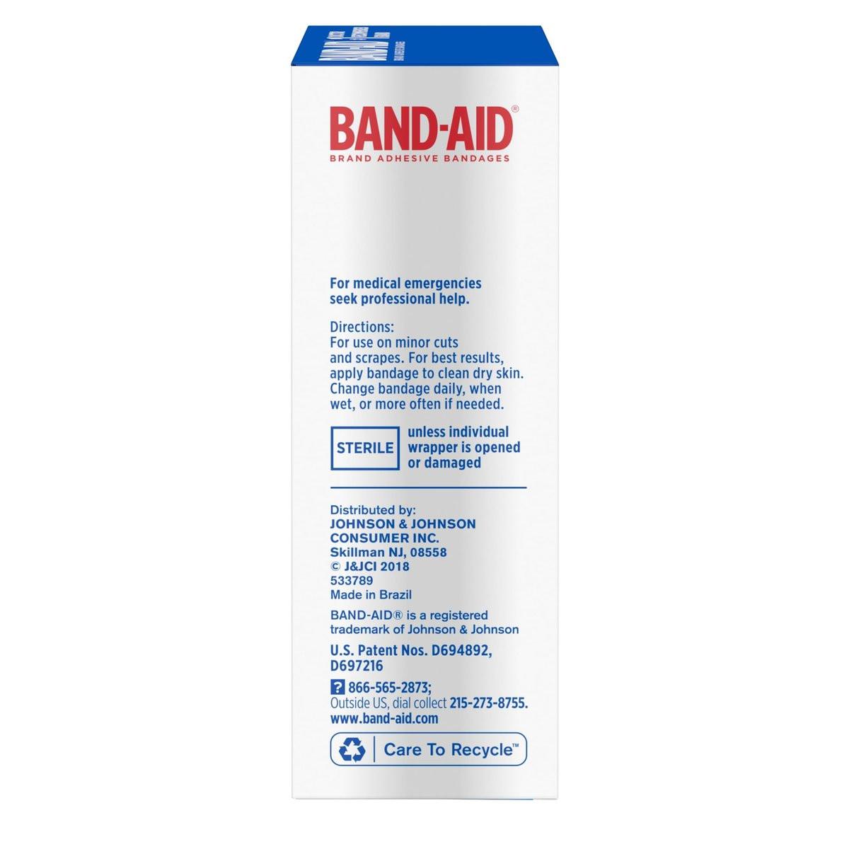 Band-Aid Brand Tru-Stay Sheer Strips Haftstarke, sterile Pflaster für Erste Hilfe & Wundschutz, einzeln verpackte Wundversorgungspflaster für kleine Schnitte & Schürfwunden, alle eine Größe, 40 Stück