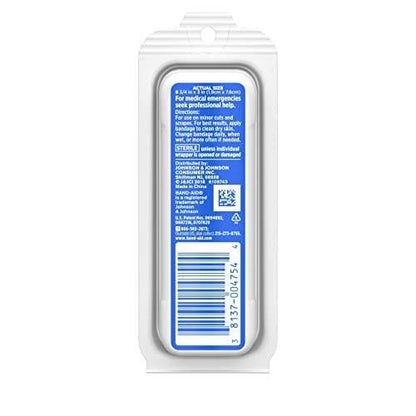 Band-Aid Brand Flexible Fabric Pflaster für Wundversorgung und Erste Hilfe, Einheitsgröße, 8 Stück