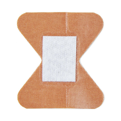 CURAD Flex-Fabric Fingerpflaster, hautfreundlicher Kleber, atmungsaktiver Stoff, 2 x 1,75 Zoll, 100 Pflaster pro Box