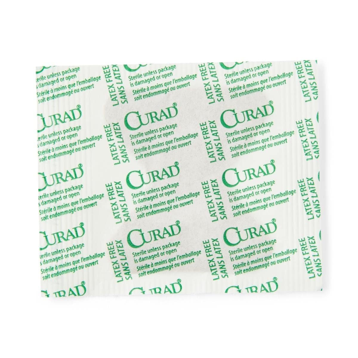 CURAD Flex-Fabric Fingerpflaster, hautfreundlicher Kleber, atmungsaktiver Stoff, 2 x 1,75 Zoll, 100 Pflaster pro Box