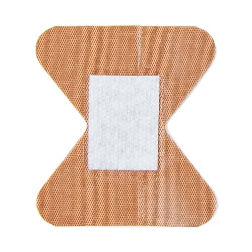 CURAD Flex-Fabric Fingerpflaster, hautfreundlicher Kleber, atmungsaktiver Stoff, 2 x 1,75 Zoll, 100 Pflaster pro Box