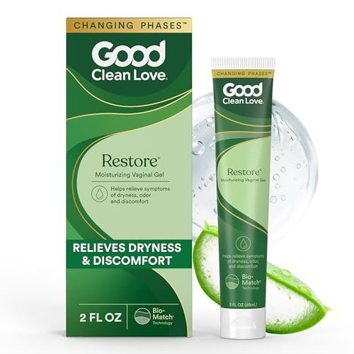 Good Clean Love Restore Feuchtigkeitsgel für die Vagina, pH-ausgeglichen, wasserbasiert mit Aloe Vera & Milchsäure, lindert Trockenheit, Unbehagen & Geruch für Frauen, 60 ml