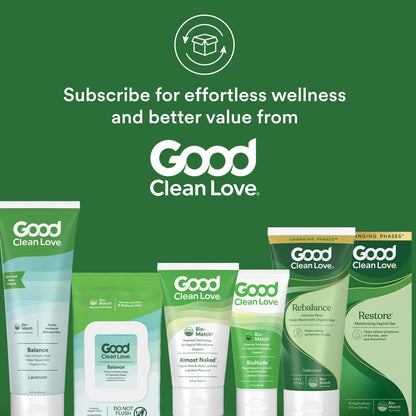 Good Clean Love Restore Feuchtigkeitsgel für die Vagina, pH-ausgeglichen, wasserbasiert mit Aloe Vera & Milchsäure, lindert Trockenheit, Unbehagen & Geruch für Frauen, 60 ml