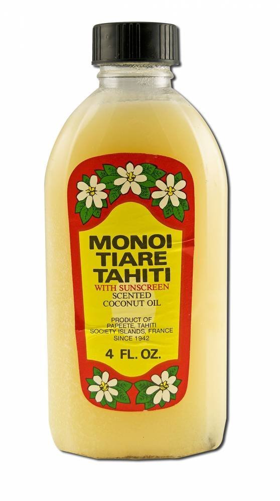 Monoi Tiare Tahiti Duftendes Kokosnussöl mit Sonnenschutz - 118 ml