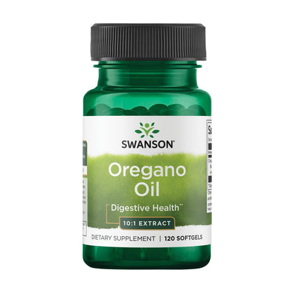Swanson Oregano Öl 10:1 Extrakt – 150 mg, 120 Softgels für Verdauungs- und Atemwegsgesundheit