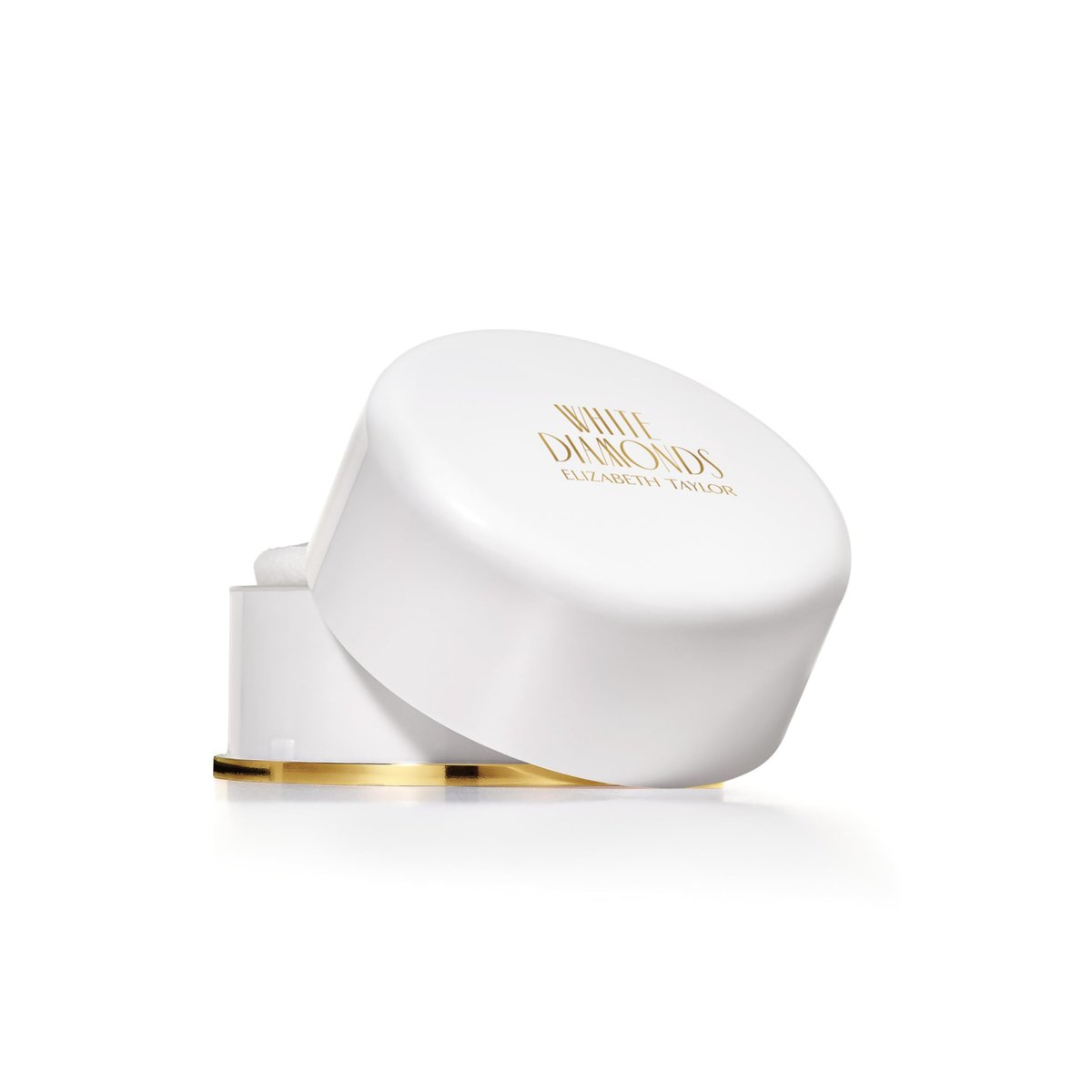 Elizabeth Taylor Body Powder für Damen – Duftpuder mit Applikator, White Diamonds, 74 g