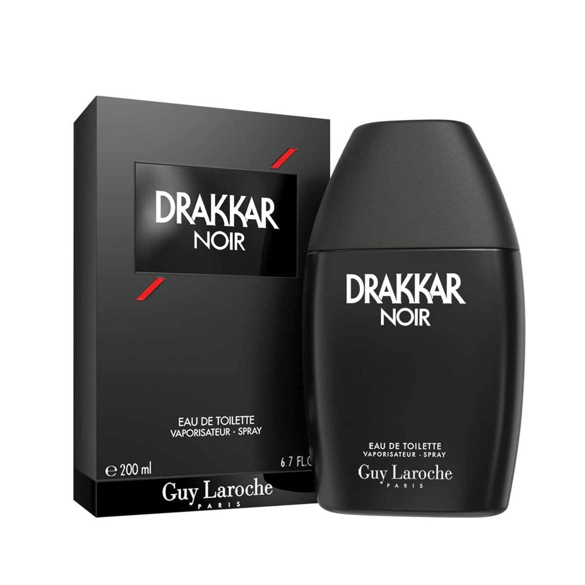 Guy Laroche Drakkar Noir Eau de Toilette – Intensiver Herrenduft, 200 ml
