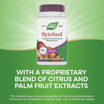 Nature's Way Sytrinol Cholesterin Kontrolle – Premium-Mischung – 60 Weichkapseln