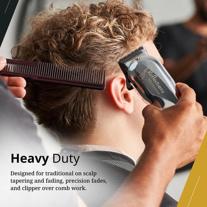 Wahl Professional Reflections Senior Haarschneidemaschine mit V9000 Motor - Präziser Haarschneider für Senioren, verstellbarer Hebel, Metallgehäuse