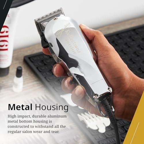 Wahl Professional Reflections Senior Haarschneidemaschine mit V9000 Motor - Präziser Haarschneider für Senioren, verstellbarer Hebel, Metallgehäuse
