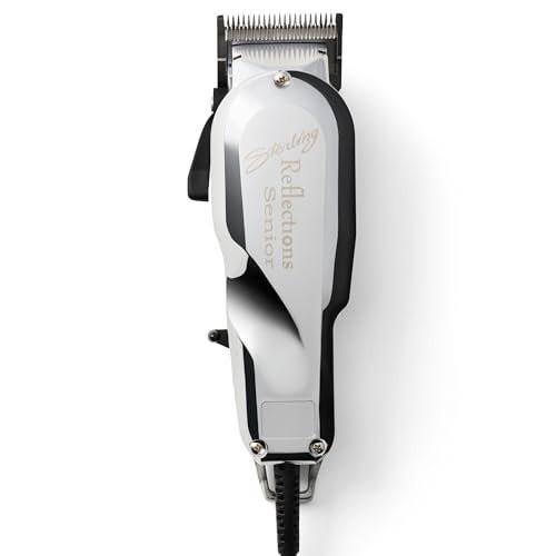 Wahl Professional Reflections Senior Haarschneidemaschine mit V9000 Motor - Präziser Haarschneider für Senioren, verstellbarer Hebel, Metallgehäuse