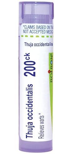Boiron Thuja Occidentalis 200Ck Homöopathisches Mittel gegen Warzen – 80 Kügelchen