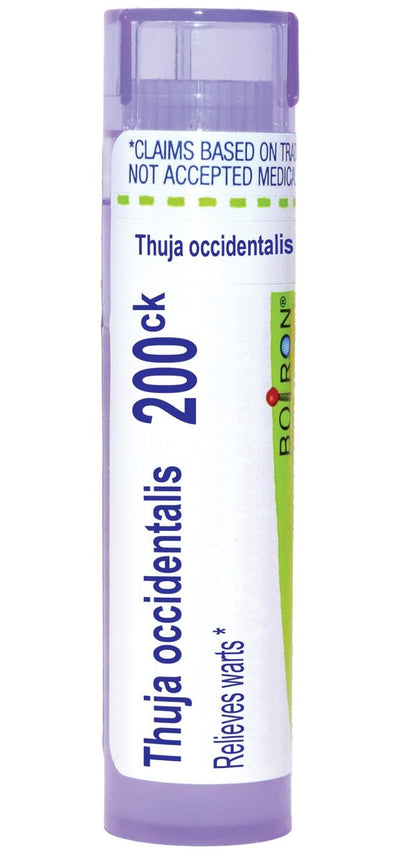 Boiron Thuja Occidentalis 200Ck Homöopathisches Mittel gegen Warzen – 80 Kügelchen