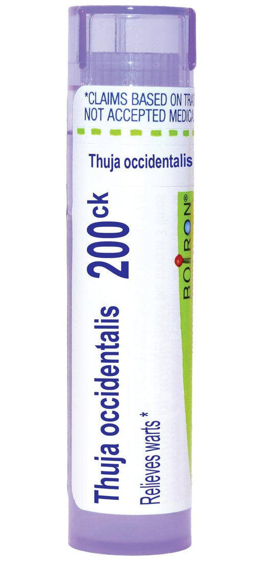 Boiron Thuja Occidentalis 200Ck Homöopathisches Mittel gegen Warzen – 80 Kügelchen