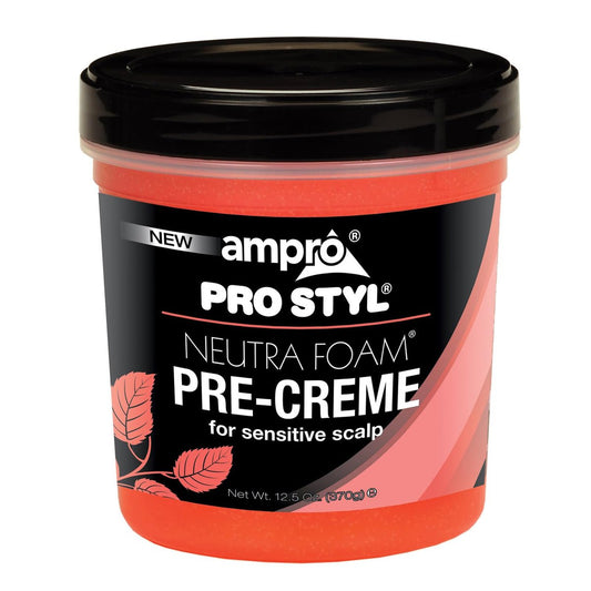 Ampro Pre-Creme Base für empfindliche Kopfhaut - Wachs mit Vaseline - Schützt die Kopfhaut bei chemischen Behandlungen - Lindert und beruhigt Hautirritationen - 12,5 oz