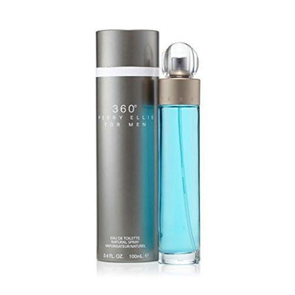 Perry Ellis 360 Eau de Toilette für Herren – 3,4 Fl. Oz. (100 ml) Frischer Duft im Sprühflakon