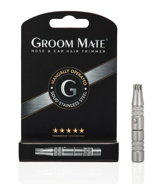 Groom Mate Platinum XL Nasen- und Ohrenhaartrimmer – Präziser Metalltrimmer für langanhaltende Ergebnisse