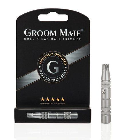 Groom Mate Platinum XL Nasen- und Ohrenhaartrimmer – Präziser Metalltrimmer für langanhaltende Ergebnisse