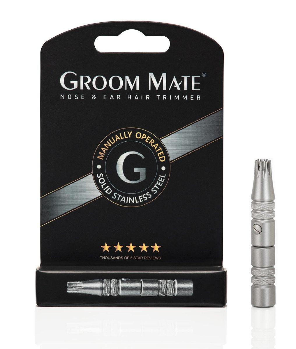 Groom Mate Platinum XL Nasen- und Ohrenhaartrimmer – Präziser Metalltrimmer für langanhaltende Ergebnisse