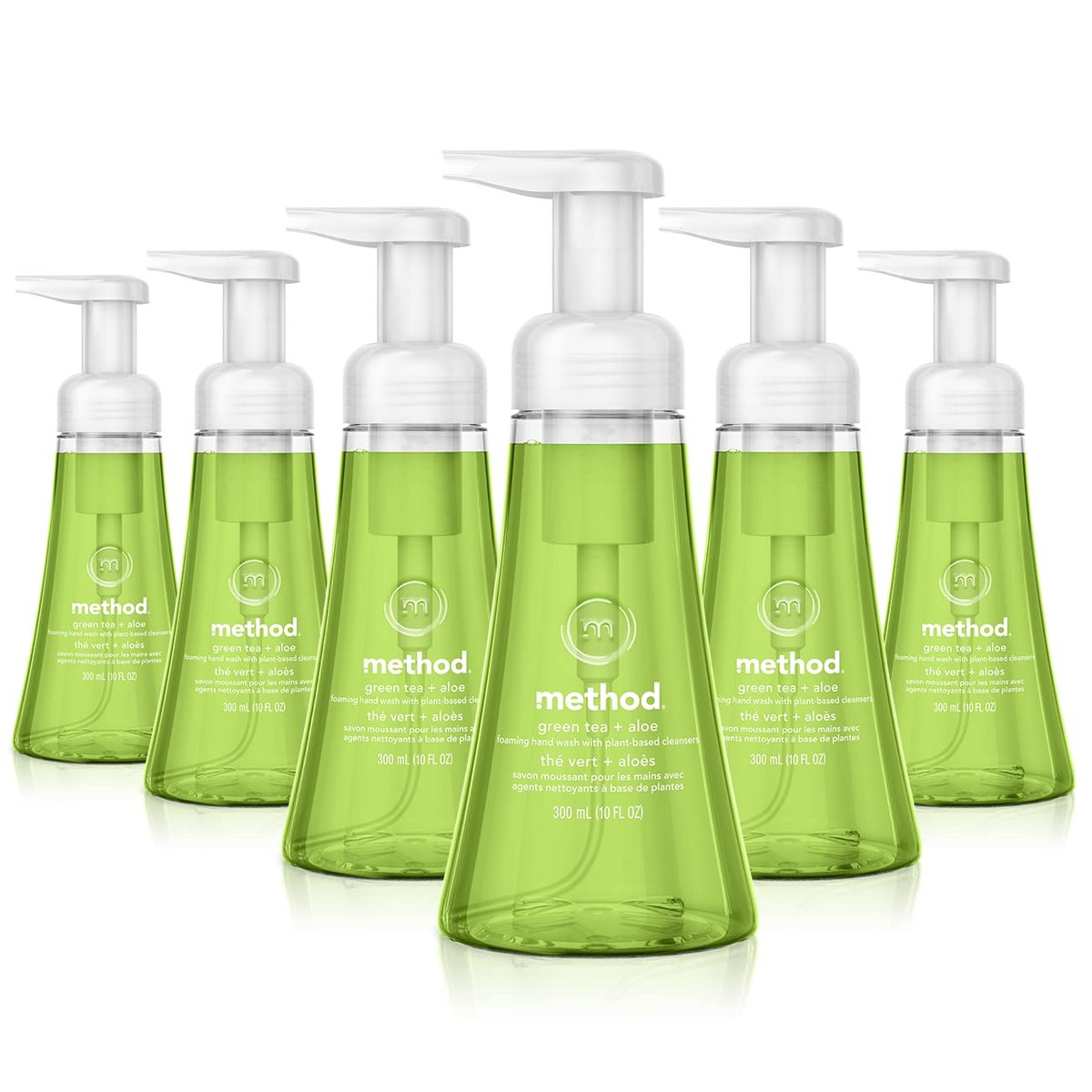 Method Flüssigseife Handseife, Grüner Tee + Aloe, 10 Fl Oz (Packung mit 6)